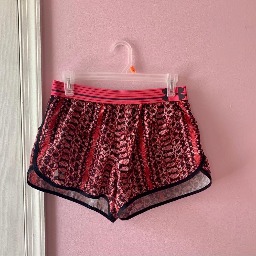 Pink Patterned Shorts